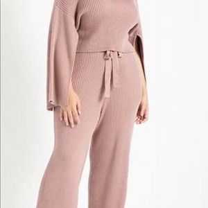 Sweater top and pants set
